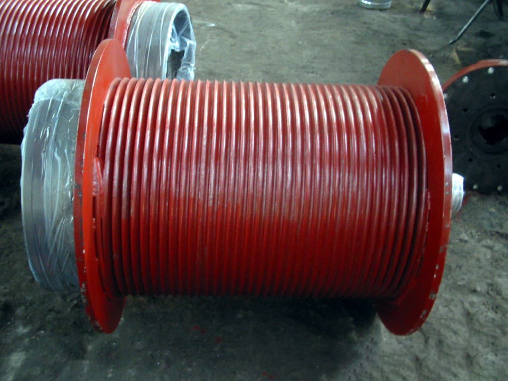 折线卷筒组在海上石油开采行业的应用